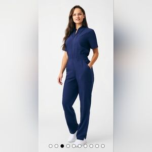 Beyong Scrubs Navy Blue Women's Jumpsuit